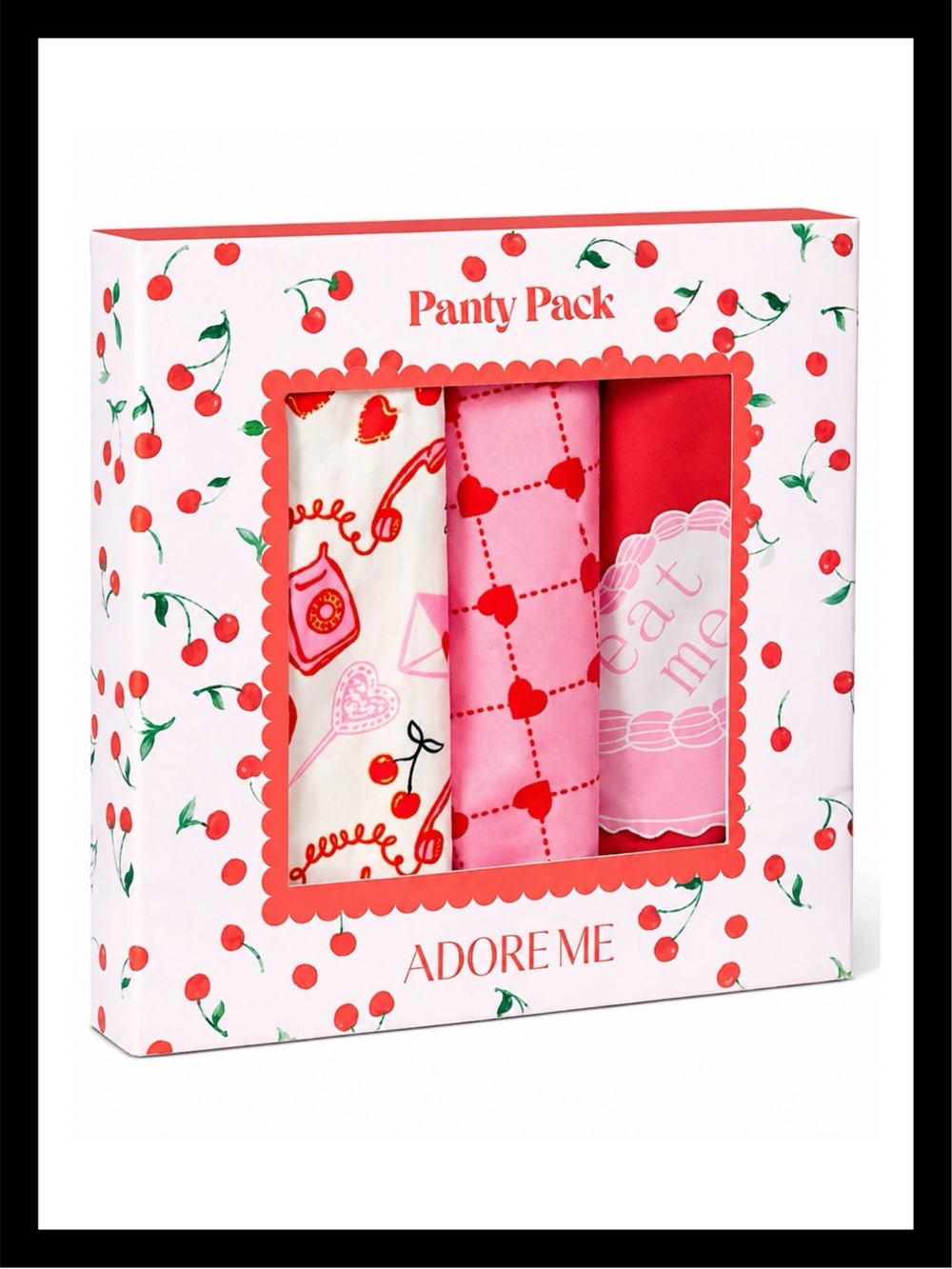 💕𝒱𝒾𝒸𝓉𝑜𝓇𝒾𝒶'𝓈 𝒮𝑒𝒸𝓇𝑒𝓉 Adore Me Francine Invisible Pack Thong Panties-Pack of 3 NIP💕